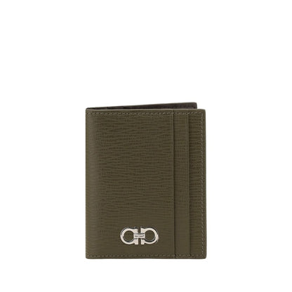 Ferragamo Gancini leather Card Holder