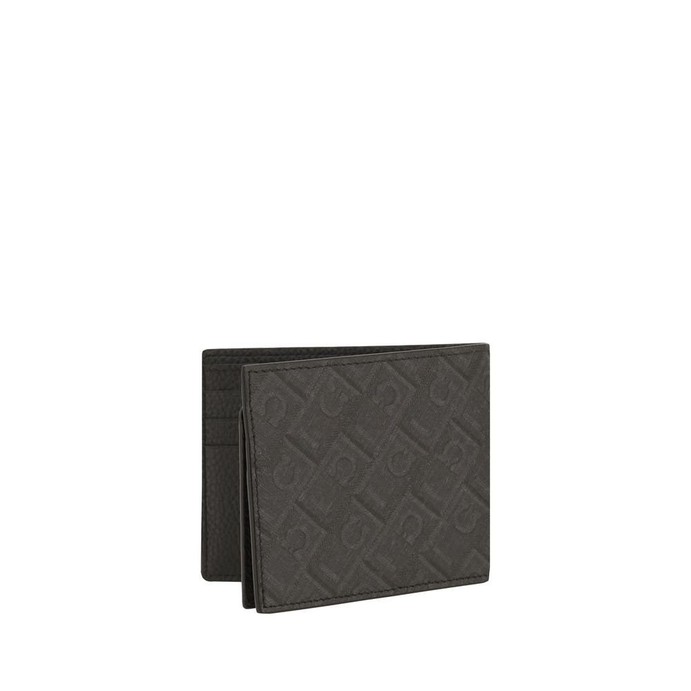 Ferragamo Gancini pattern leather Wallet