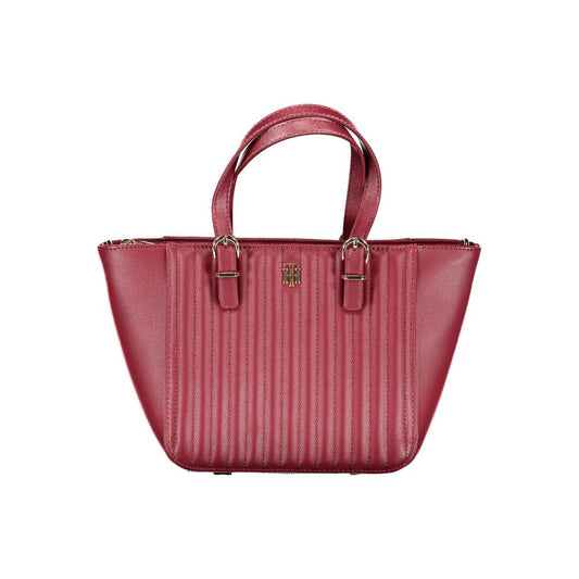 Bolso de mano para mujer de polietileno rojo