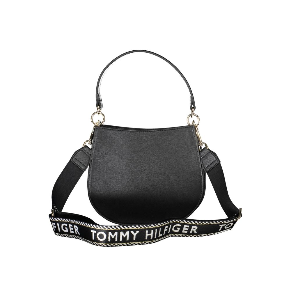 Tommy Hilfiger Black Polyester Women Handbag