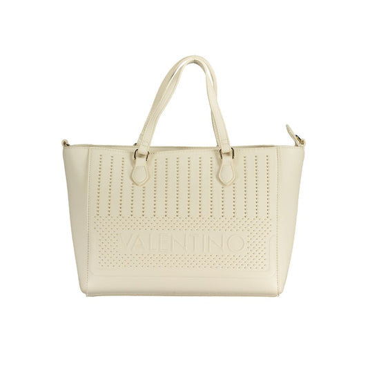 Bolso de mano de polietileno blanco