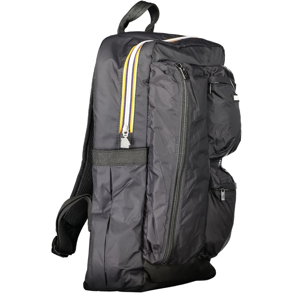 K-WAY Black Polyamide Men Backpack