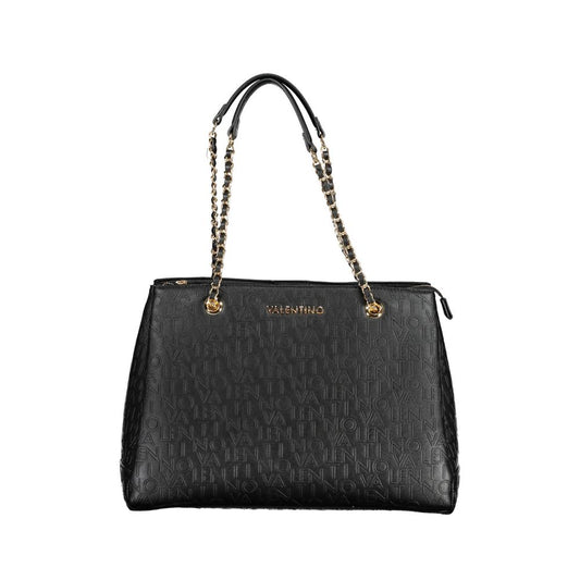 Bolso de mano de polietileno negro