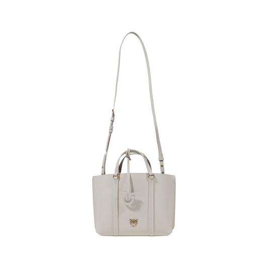 PINKO White Leather Handbag